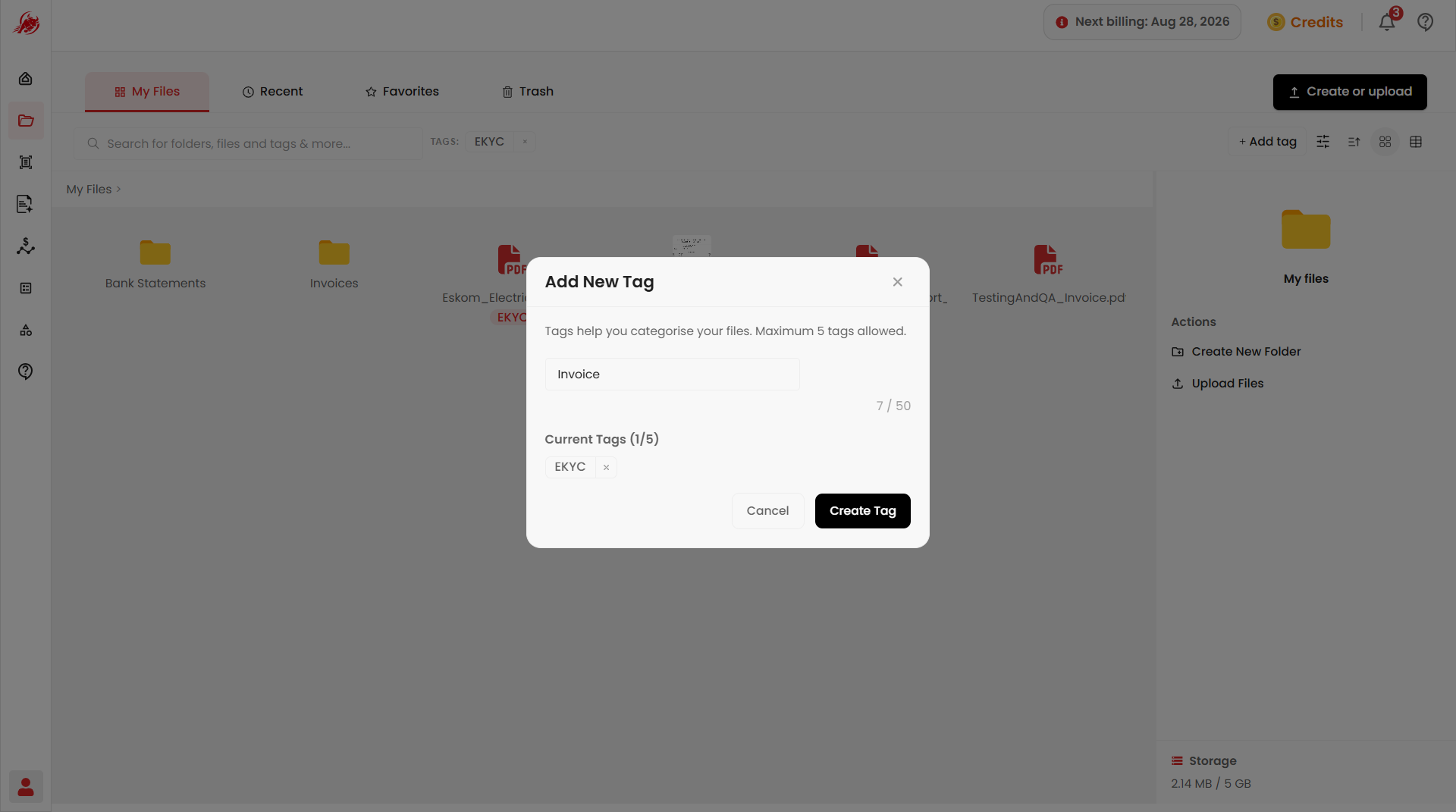 Add Tag