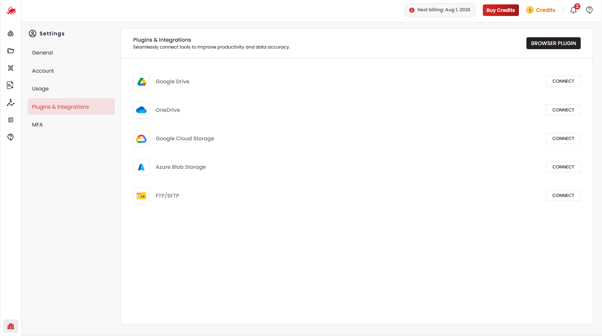 Plugins & Integrations