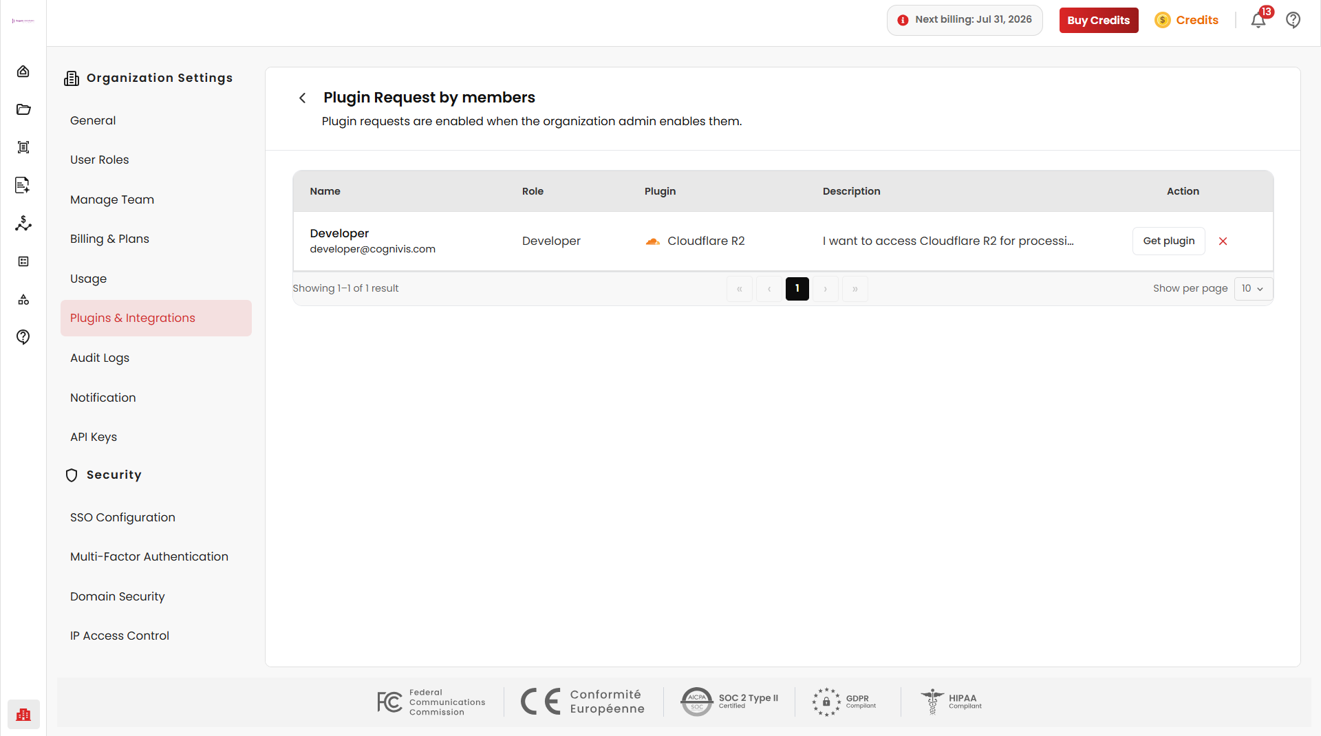 Viewing Plugin Request By Members