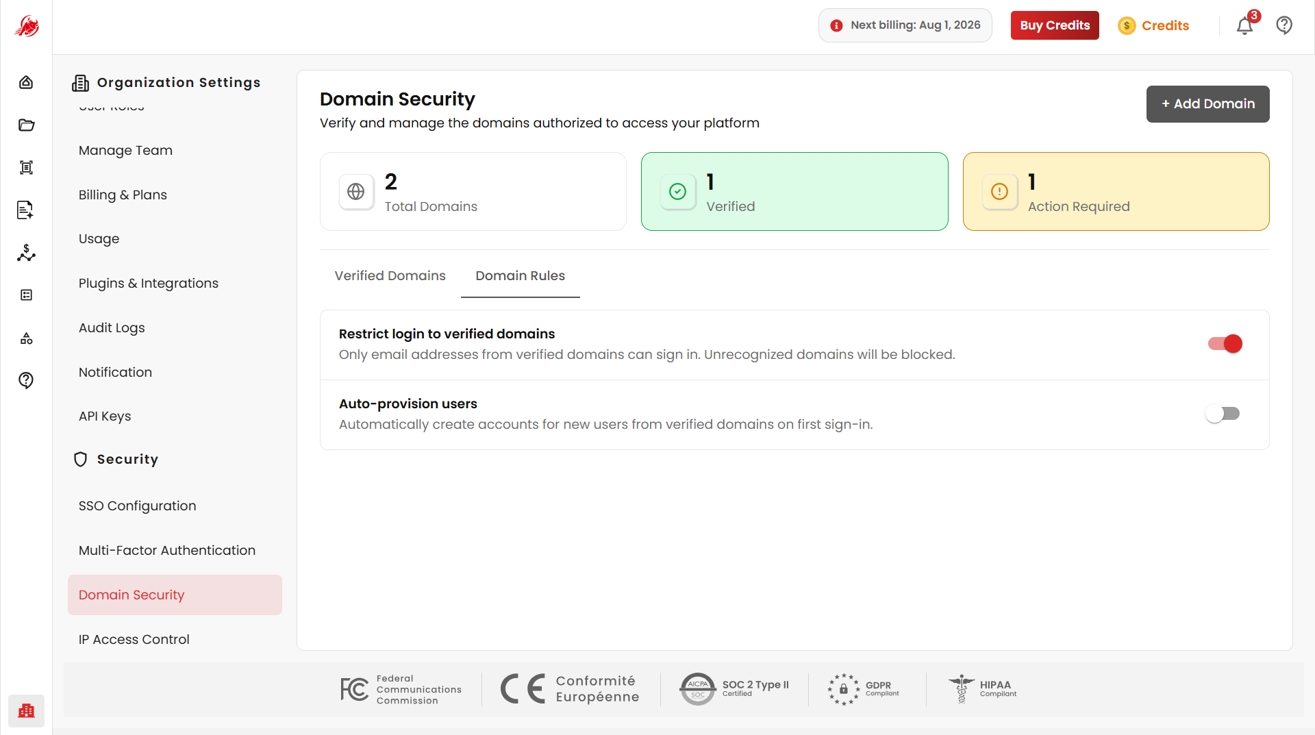 Domain Rules