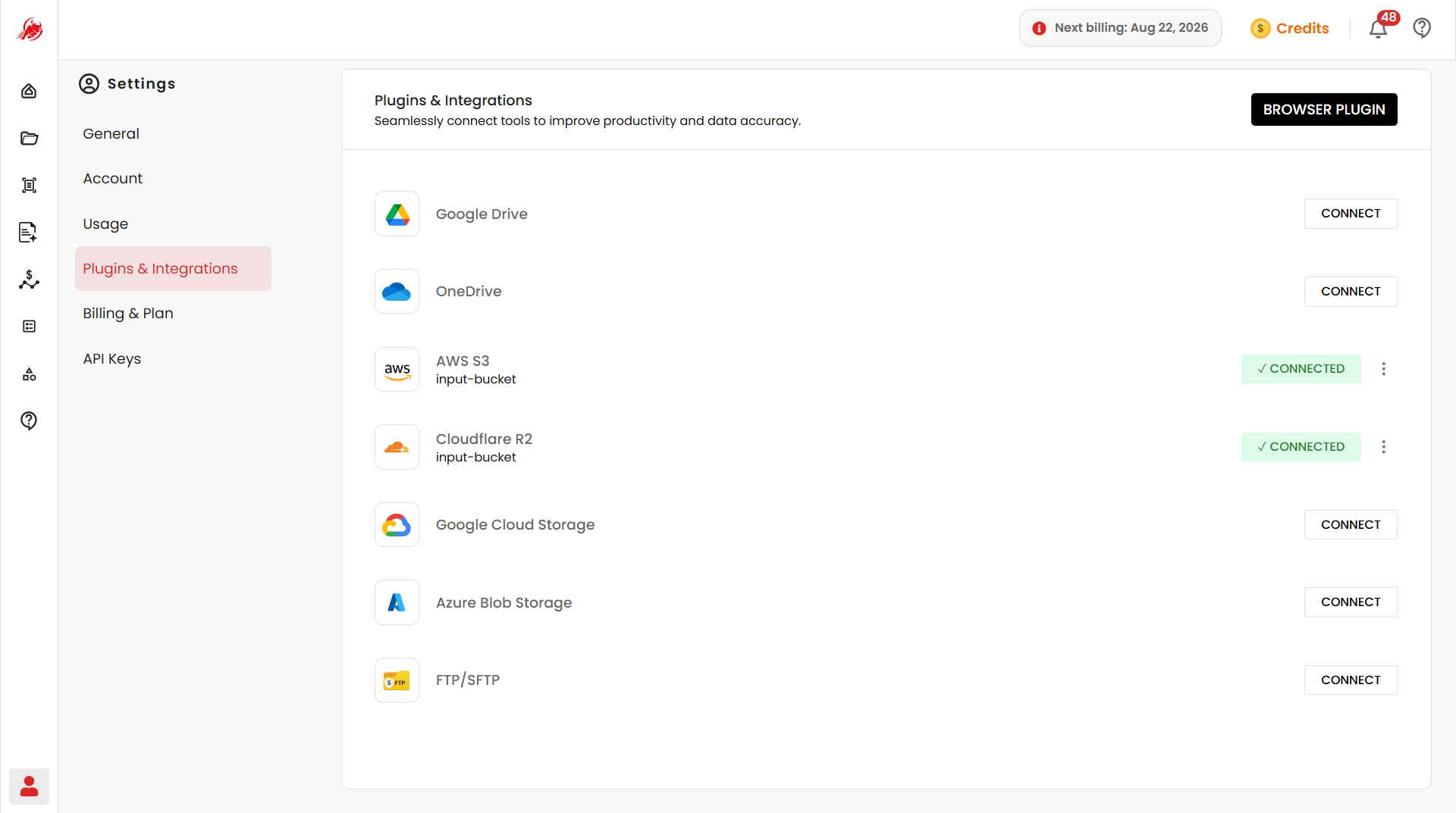 Cloudflare R2 connected