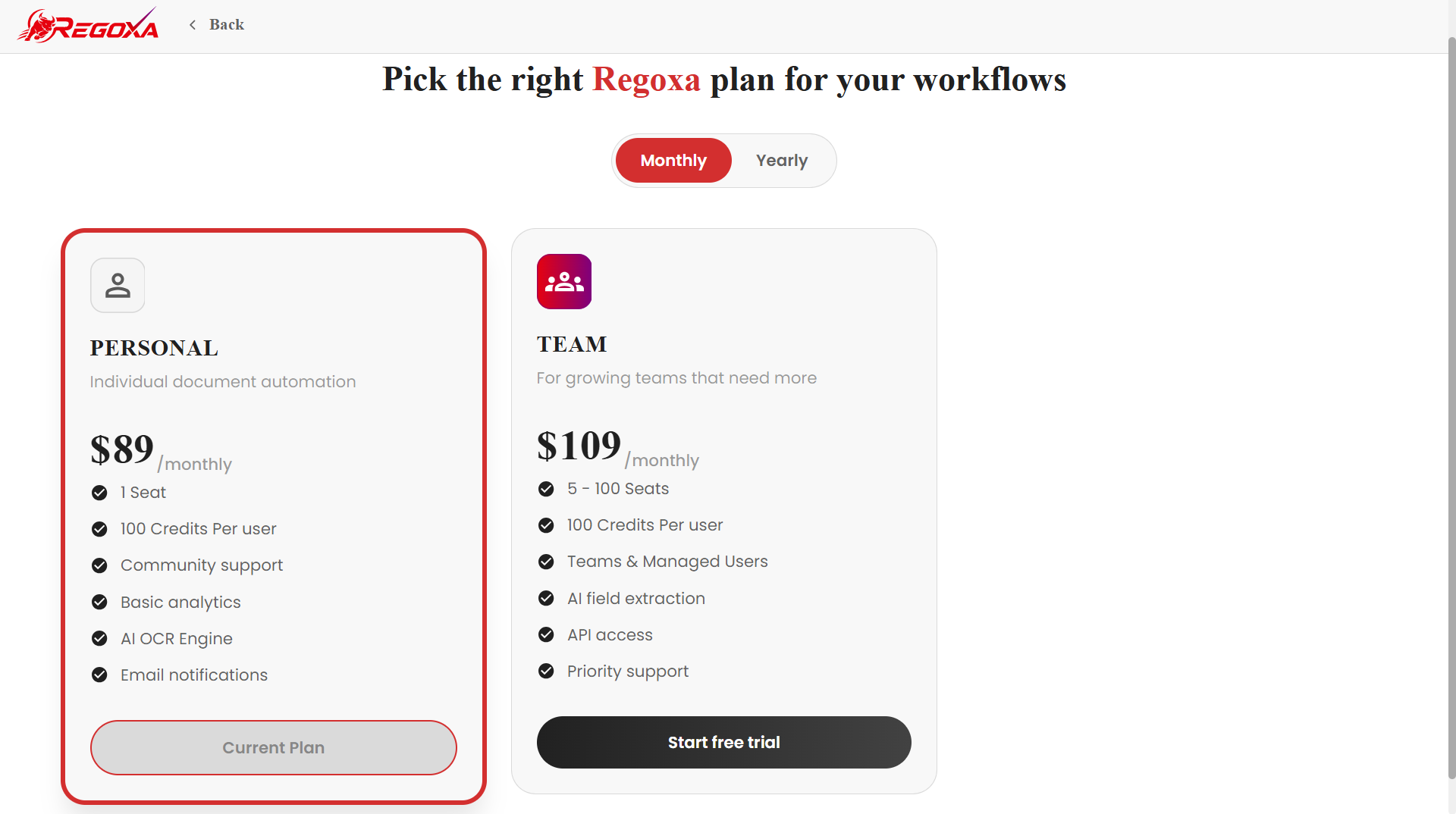 Change Plan